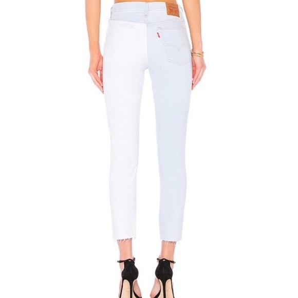 NWT Levi’s 501 Two Tone Skinny Altered Jeans - Picture 6 of 6